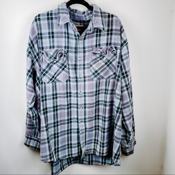 winter runner Other - Winter Runner Purple Button Down Flannel Shirt
